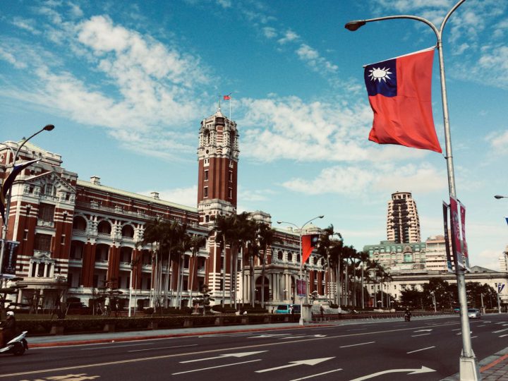 Taiwan Flag and Office of the President