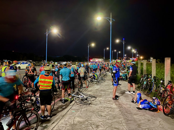 Participants waiting to start