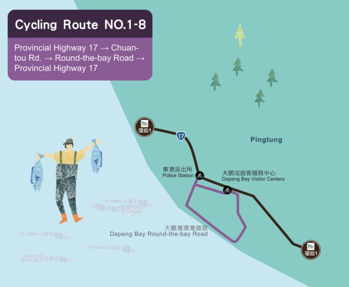 Cycling Route No. 1 - 8 Dapeng Bay Circular Route
