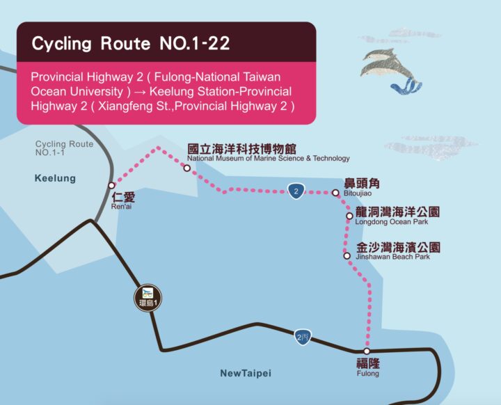 Cycling Route No. 1 - 22 National Museum of Marine Science & Technology Branch Route